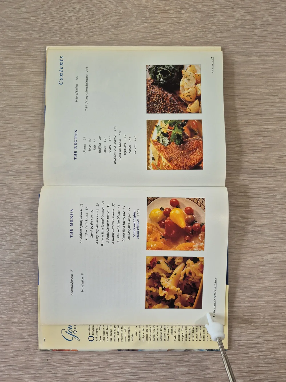Gourmet's Quick Kitchen cookbook